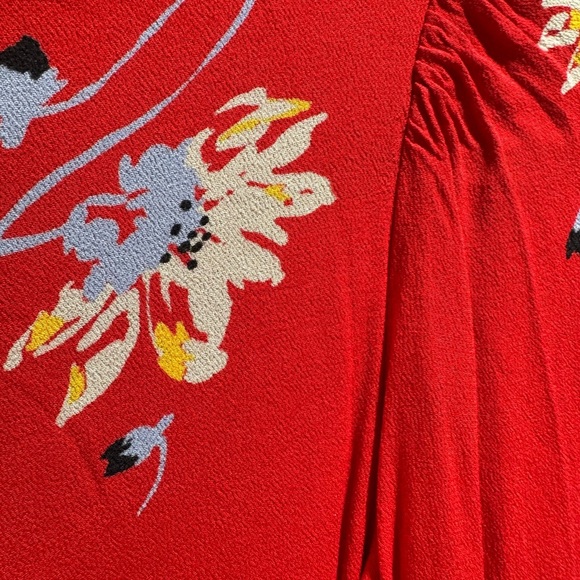 Free People Women's Floral Print Wrap Dress - Picture 8 of 10